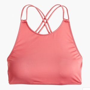 NWT J. Crew Playa Hermosa high-neck bikini top, M